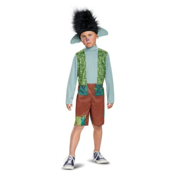 NWT DreamWorks Boys Trolls Branch Classic Costume - Picture 1 of 4